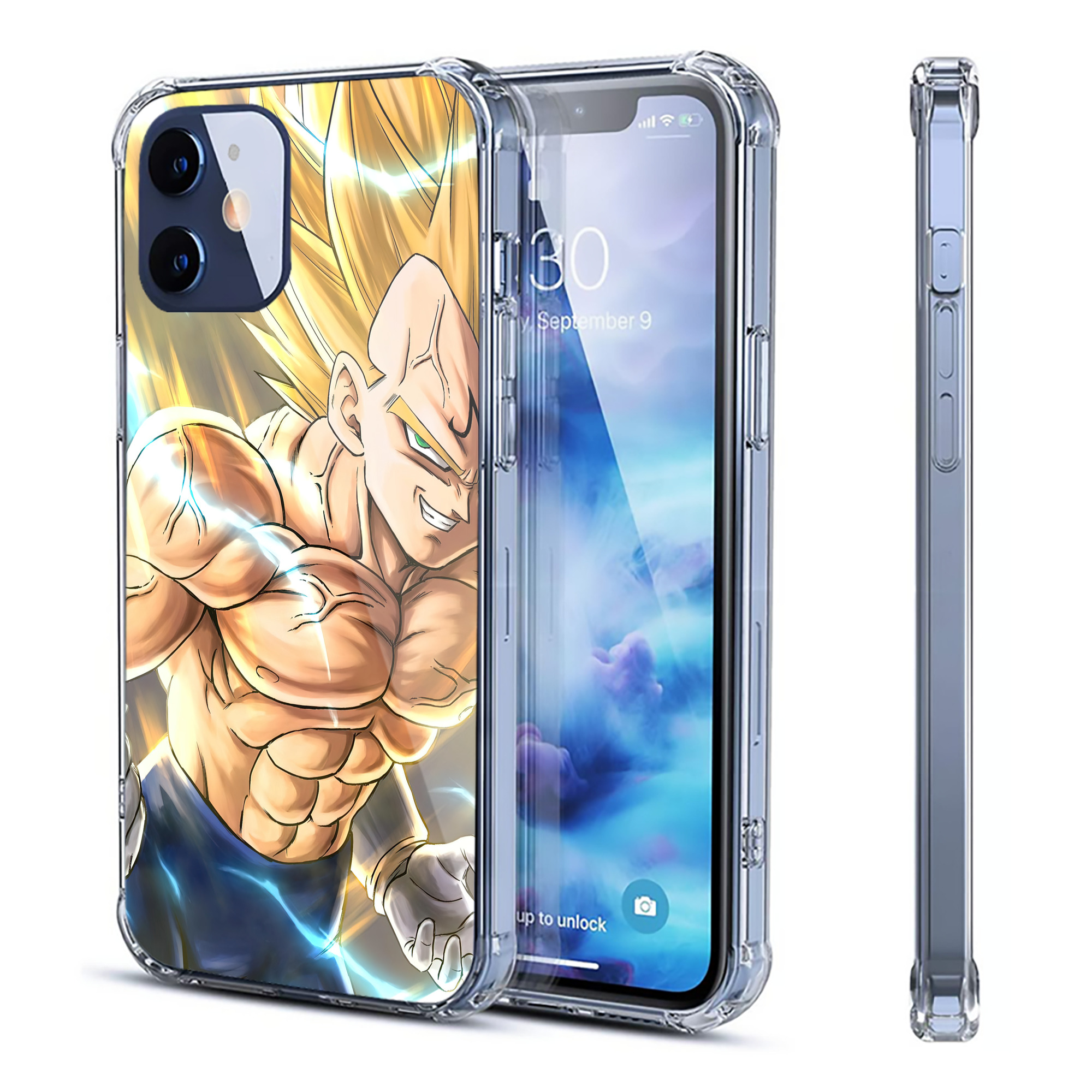 （画像用） ドラゴンボール DRAGON BALL 【iPhone 12シリーズ対応】透明スマホケース（クリアソフトケース）